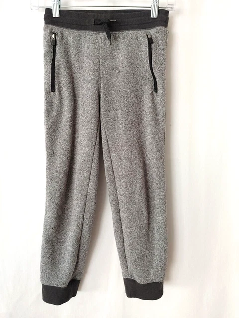 Old Navy Sweater Fleece Jogger Elastic Waist 2 Zip & 1 Back Pocket Gray M #13760