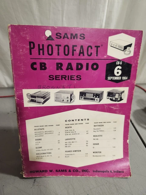 Lot De Dossiers SAMS Photofact - Schémas Et Manuels De Réparation TV