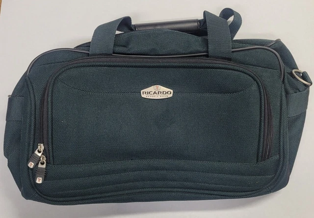 Ricardo Beverly Hills Luggage Travel Bag 18" Green Carry On Duffle Tote Shoulder