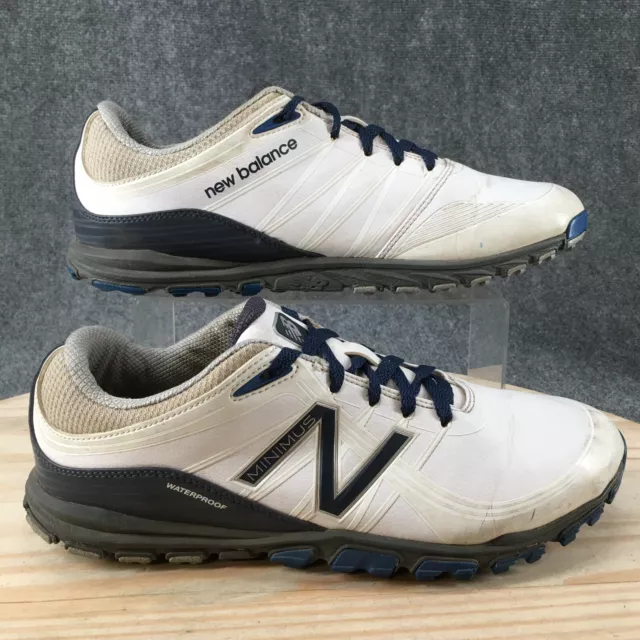 New Balance Shoes Mens 12 D Minimus Golf Sneakers Lace Up Flats NBG1005 White