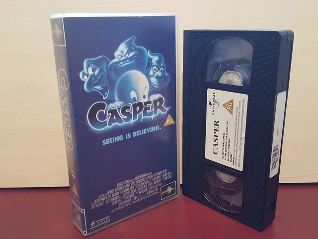 CASPER - BILL Pullman - Christina Ricci - PAL VHS Video Tape (H45) £1.