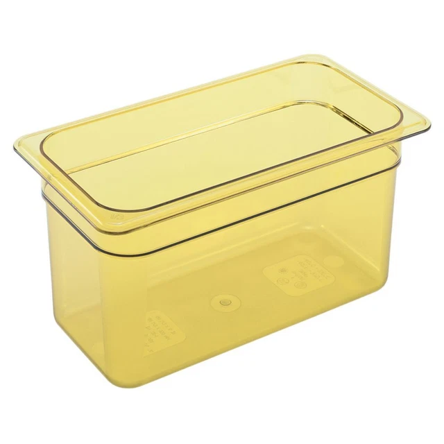 Cambro 36HP150 Amber High Heat 1/3 Size x 6" D Food Pan