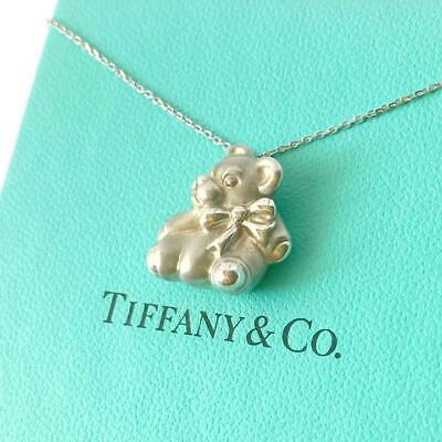 Tiffany & Co.Collier Pendentif Argent Sterling 925 Ours Collier