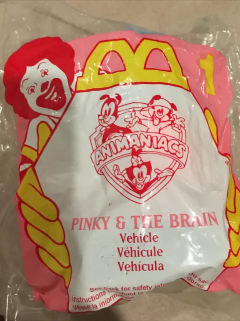 McDonald's Happy Meal Toy 1994 Animaniacs Pinky & The Brain Vintage