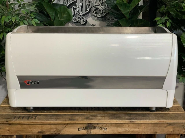 Wega Polaris 3 Gruppi Bianca Tazza Alta Macchina Caffè Espresso... 3