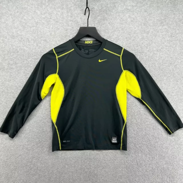 Nike pro combat dri fit fitted long sleeve shirt top