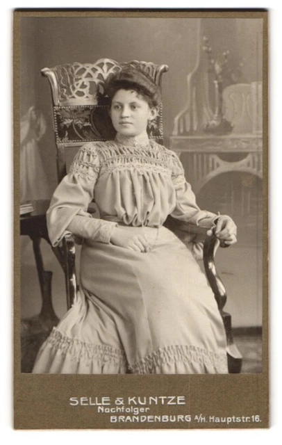 Fotografie Selle & Kuntze, Brandenburg a. H., Hauptstr. 16, Portrait junge Dame