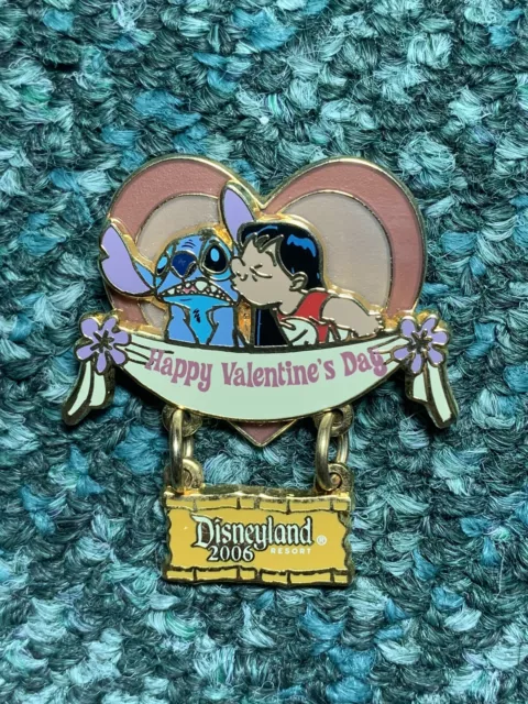 Disney Lilo & Stitch Pin Valentines Collectible Paris Trading Pin