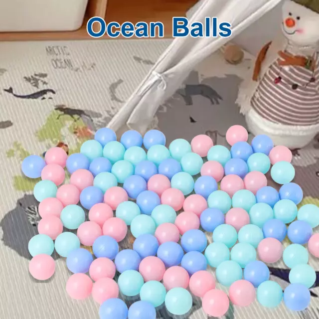 50-2000PCS Ocean Ball Pit Balls Play Kids Plastic Baby Toy Colourful Playpen Fun 3