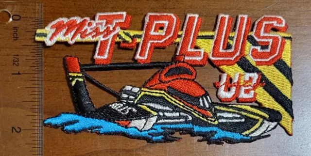 Vintage U-2 Miss T-Plus Diecut Hydroplane Thunderboat Racing Embroidered Patch