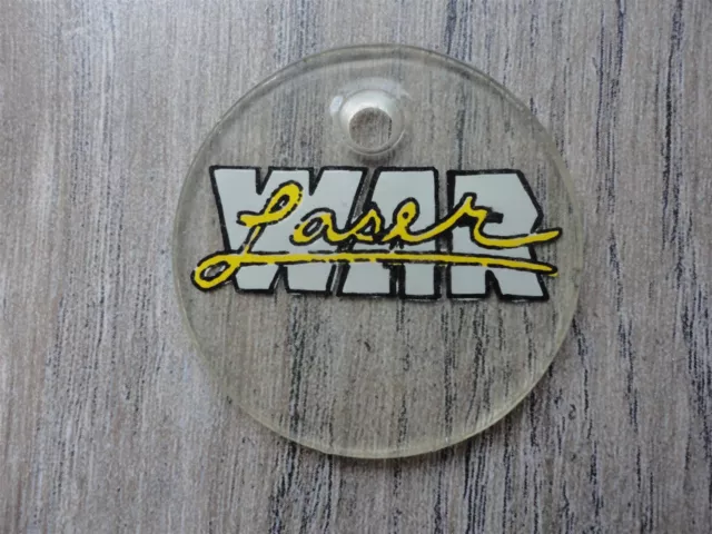 Laser War Pinball Machine Key Chain