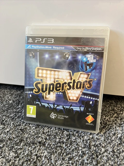 Tv Superstars PS3 Move Family/Kids Game *in Good Working Condition*