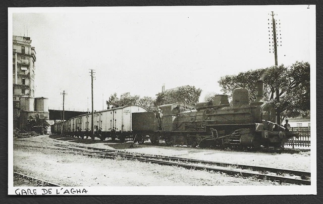 1988  --  Algerie . Train En Gare De L Agha . 3V443