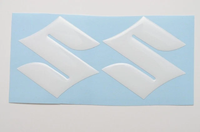 Autocollants Moto Suzuki - Lot De 2 Stickers Réservoir Dorés, Adhésif Fort Sans Résidu, Protection Et Décoration Pour Customisation
