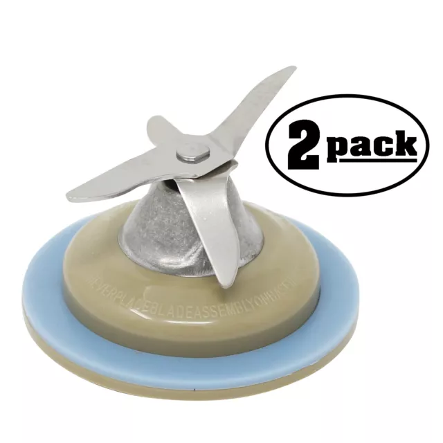 2-Pack Replacement Blade Cutter for Black & Decker BL2010WG,BL2012BP Blender