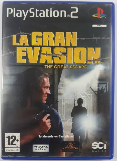 La Gran Evasion The Great Escape Jeu Sony Playstation 2 PS2 PAL Esp Complet