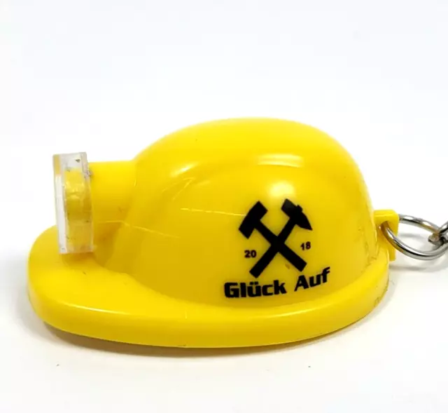 Grubenlampe Bergbau Deutsche Ruhrkohle Steinkohle Berufsgruppe Helm Anhänger LED 2