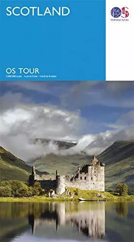 Scotland (OS Tour Map) by Ordnance Survey, NEW Book, FREE & FAST Delivery, (Map)