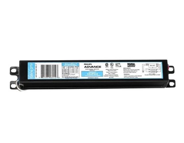 PHILIPS ADVANCE ICN-2P32-N 32W T8 120/277V Electronic Fluorescent ...
