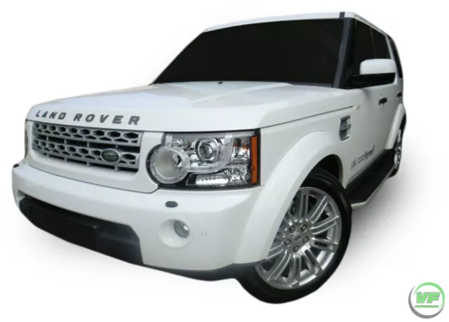 Running Boards Side Steps  OE Style + FITTING KIT for Land Rover Discovery 3 / 4