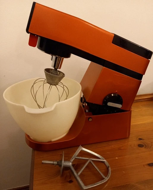 KENWOOD CHEF 901 Food Mixer Bronze Orange Metallic Paint With Bowl, Beater,Whisk £100.00