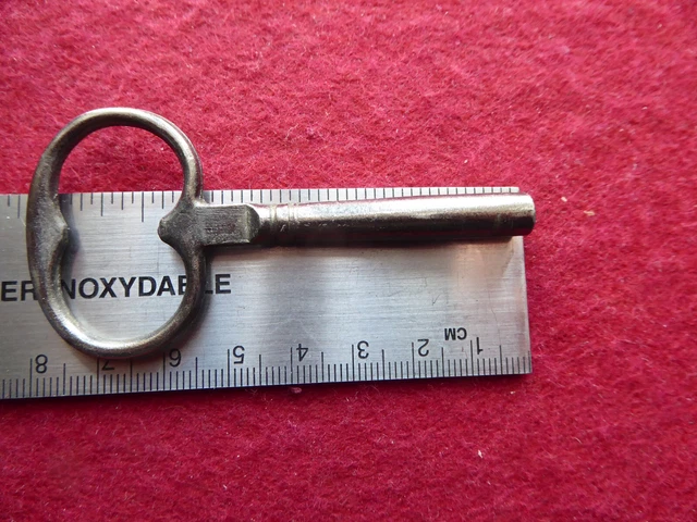 Clé De Remontage Horloge Pendule Laiton - N°10, Carré 4.75 Mm - France