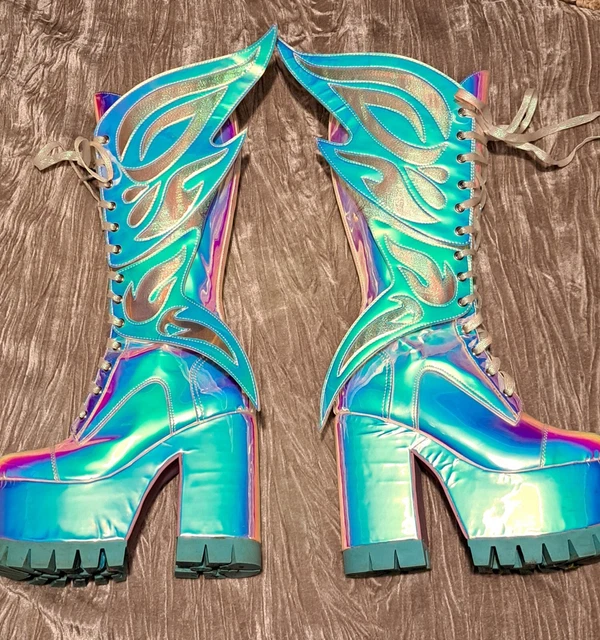 Poisonous vixen snake platform boots sales