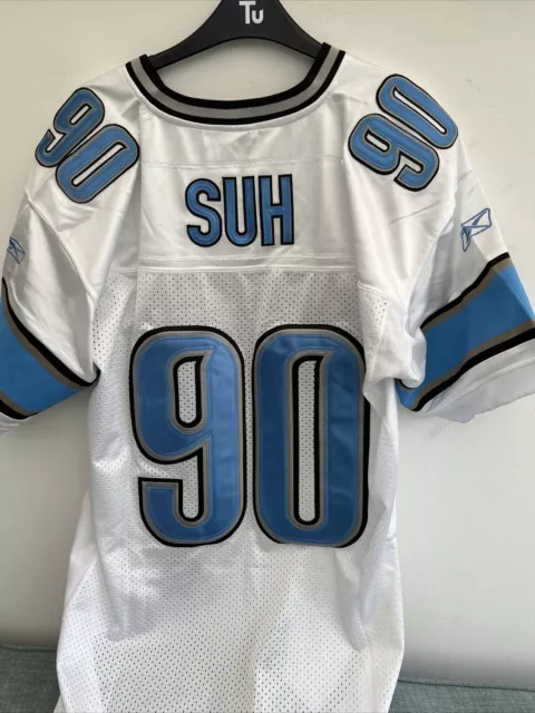 Detroit Lions Reebok NFL Jersey 90 American Football Mens 48 BNWT Ndamukong Suh