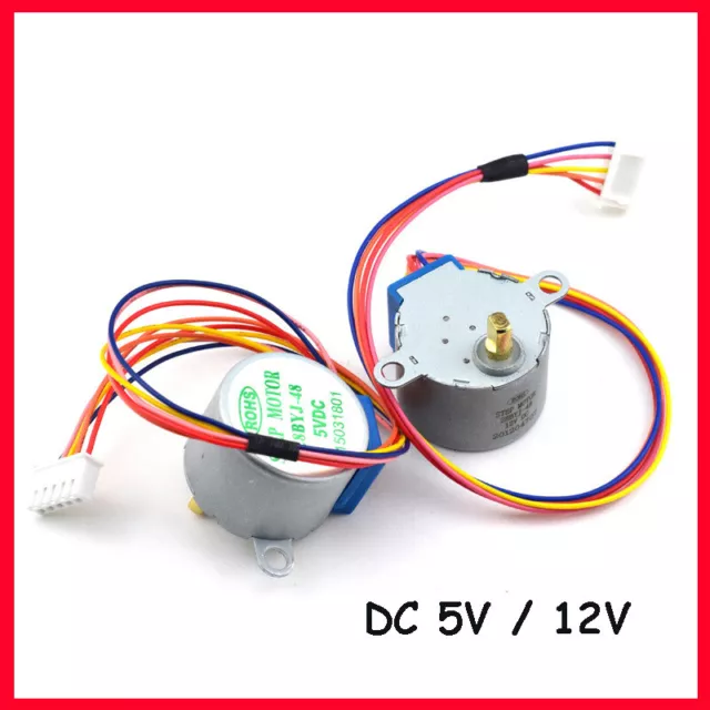 28BYJ-48 Valve Gear Stepper Motor DC 5V 12V 4 Phase Step Motor Modul Module