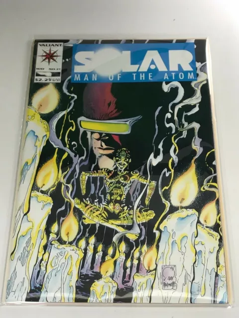 SOLAR MAN OF THE ATOM  MAY NO 21  VALIANT  COMICS NM or BETTER HIGH GRADE