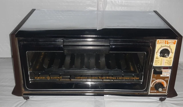 Vintage General Electric Toast R Oven GE Toaster  TR92 Tested W/ Pans