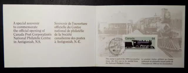 Kanada 1985: Souvenir Card Philatelic Service Canadian Post, Antigonish 2