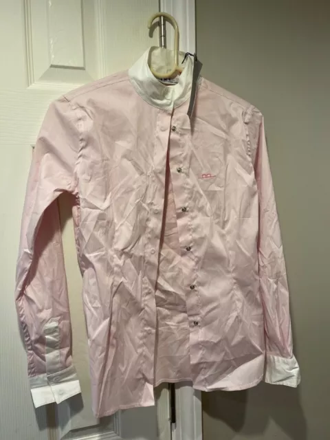 Alessandro Albanese - AA - Long Sleeve Pink Horse Show Shirt - Ladies XS - NEW