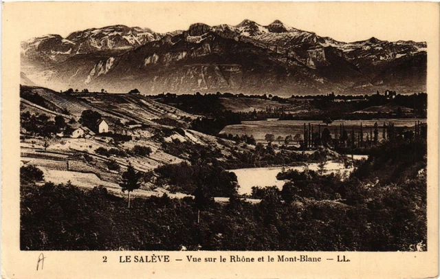 CPA Le SALEVE - View of the Rhone and Mont Blanc (43968)