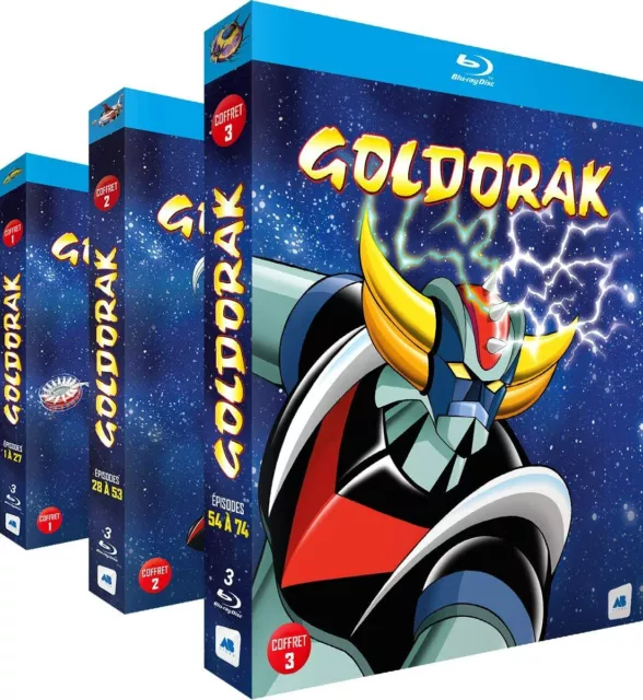 Goldorak L'intégrale Edition collector Remasterisée HD Blu-Ray 74 épisodes neuf