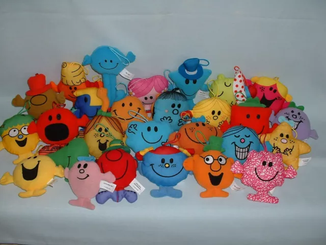 MR MEN LITTLE MISS MCDONALDS 2021 & 2024 Soft Plush Toys *PICK FROM BUNDLE SET*