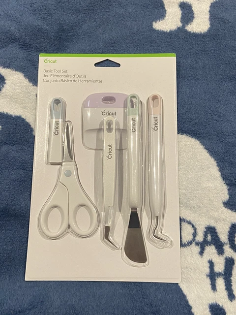 Nuevo Juego de Herramientas Básicas Cricut - 5 piezas color pastel / regalo