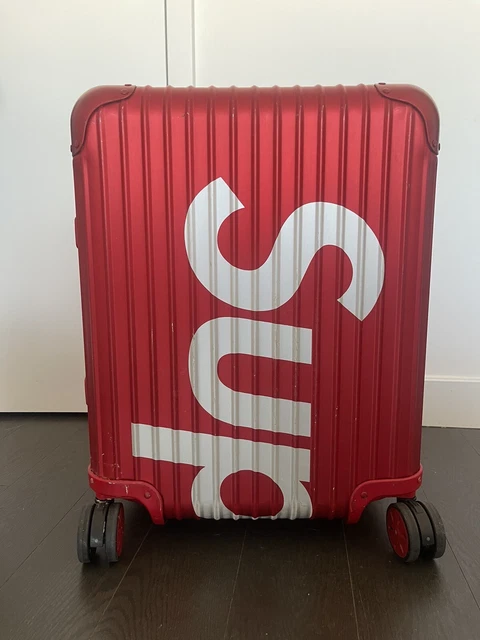 Supreme x RIMOWA Cabin Plus 49L Black Suitcase *INHAND*