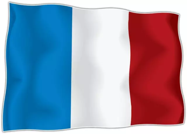 AUTOCOLLANT STICKER drapeau FRANCE Français  Moto Voiture ADHESIF Vinyl Vinyle