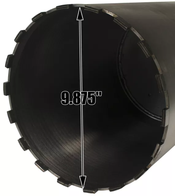 Steel Dragon Tools® 10" (250 mm) Wet Diamond Concrete Core Drill Bit 2