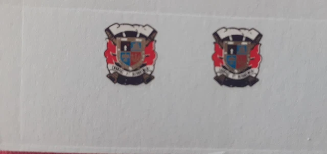 decalcomanie decals déco pompier 4x4 paris 1/43