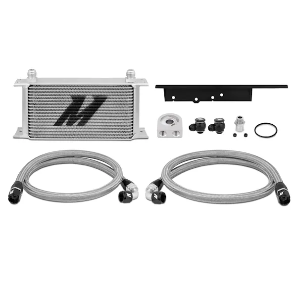 Mishimoto Oil Cooler Kit - Silver - fits Nissan 350Z VQ35DE / VQ35HR - 2003-09