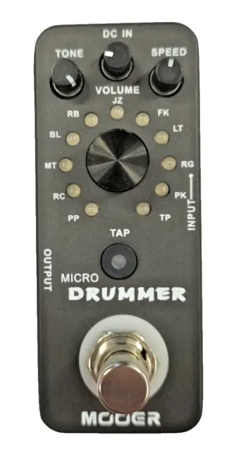 Mooer Micro Drummer Digital Drum Machine Pedal Series Electric Guitar