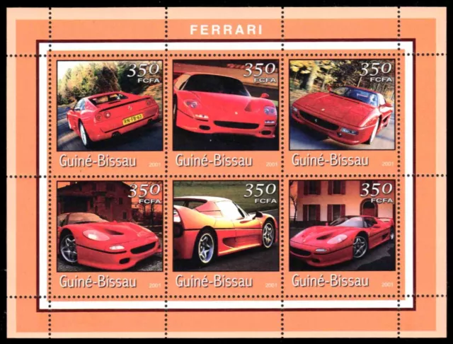 GUINEA BISSAU Mi 1760KB - Ferrari Automobile 70th Anniversary S/S (pb81774)