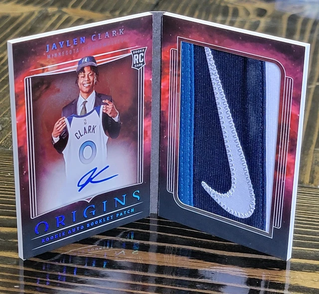 20232024 PANINI ORIGINS JAYLEN CLARK Auto Booklet Patch 1/1 Nike Patch