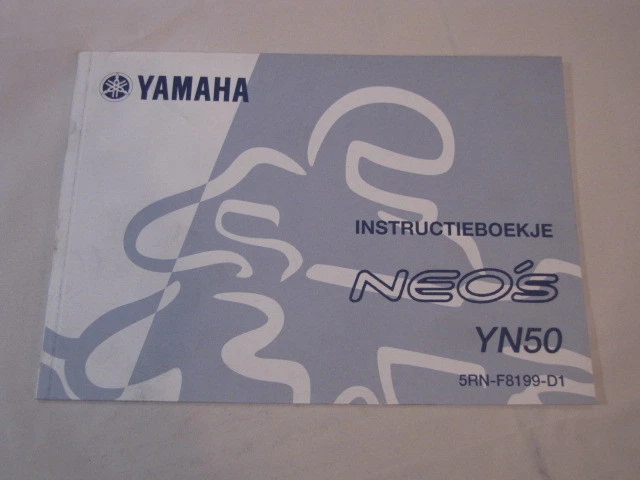 YAMAHA YN50 NEO'S 2002 Handleiding Instruktieboekje Owner Manual $11.63 ...