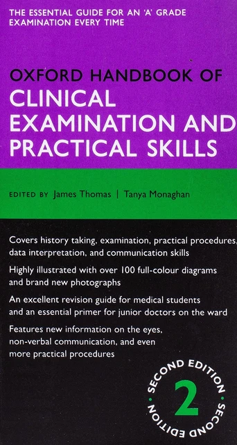 Oxford Handbook of Clinical Examination and Practical Skills (Oxford Medical Ha,