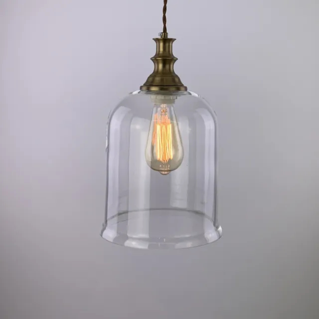 Modern Fashion Industrial Glass Shade Loft Cafe Pendant Light Ceiling Lamp New