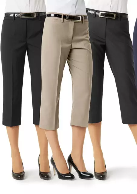 Ladies 3/4 Pants Size  6 8 10 12 14 16 18 20 22 24 26 Corporate Work Pant