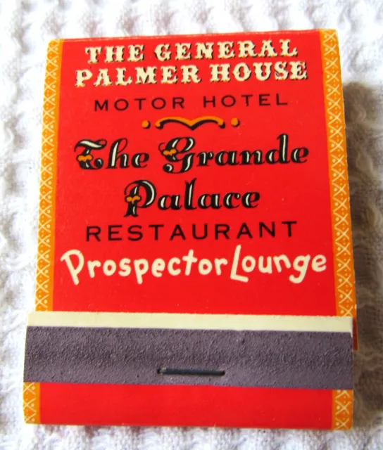Vintage General Palmer House Lounge Durango Silverton Matchbook Train Matches